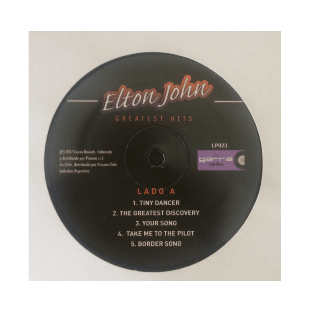 Elton John Greatest Hits Vinilo3