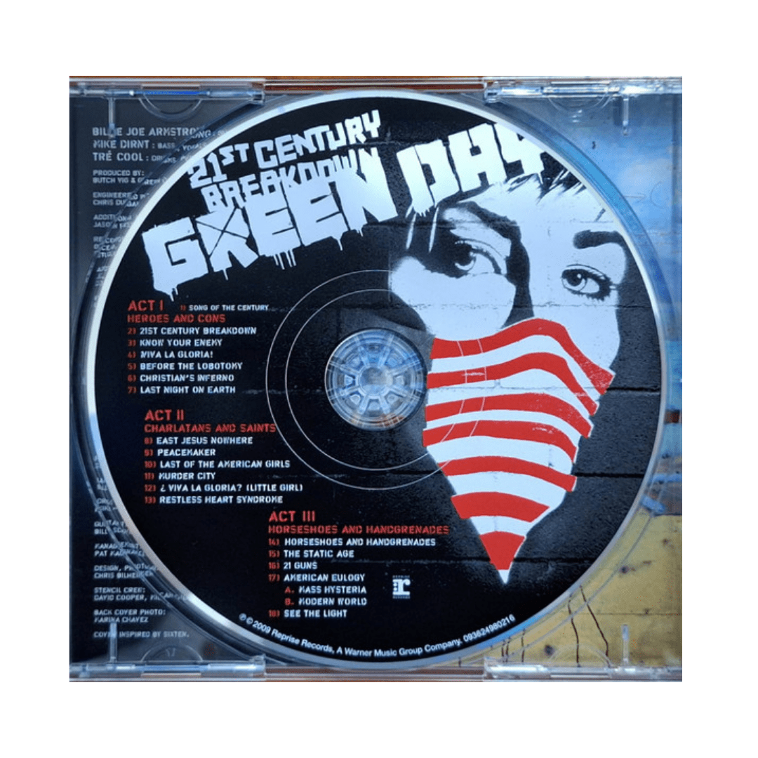 Green Day 21 St Century Breakdown CD3
