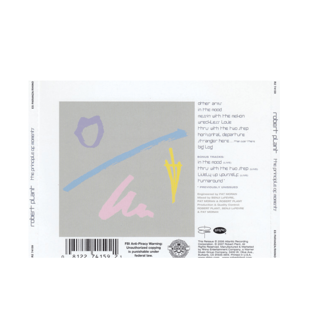 Robert Plant The Principle Of Moments CD2
