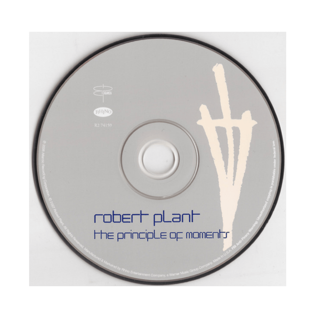 Robert Plant The Principle Of Moments CD3