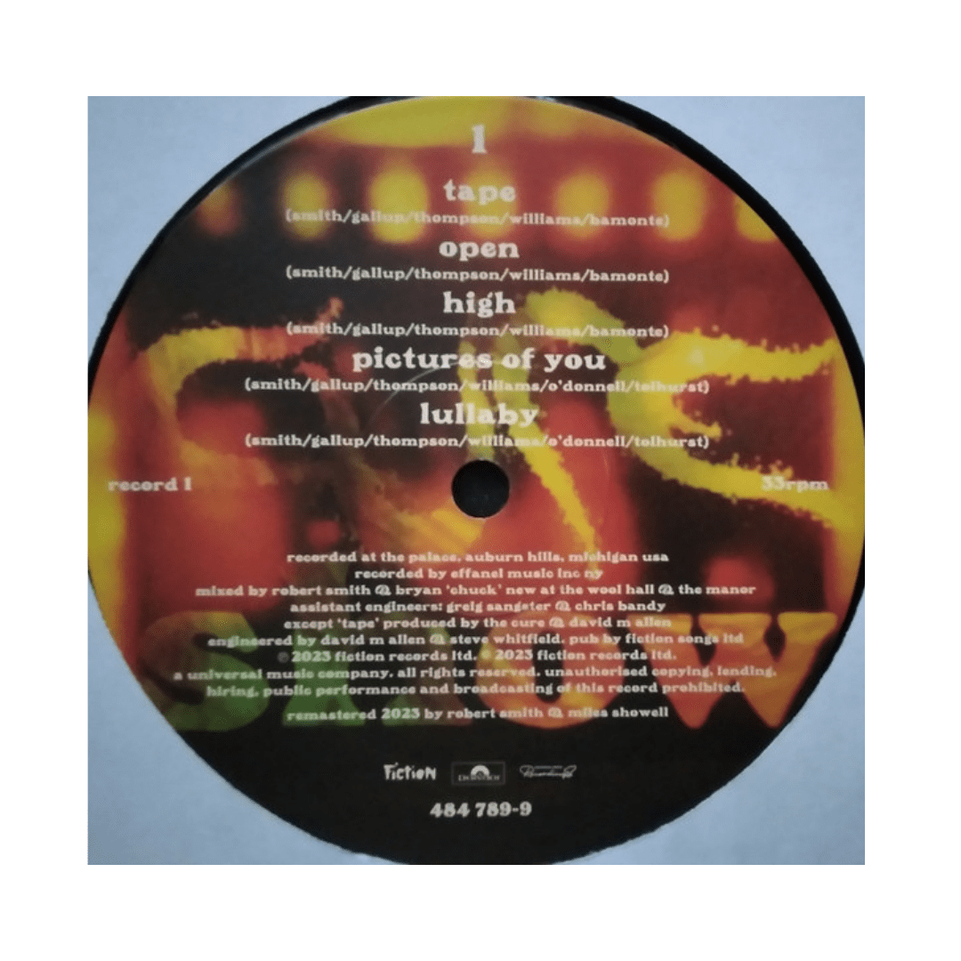 Cure Show Vinilo3