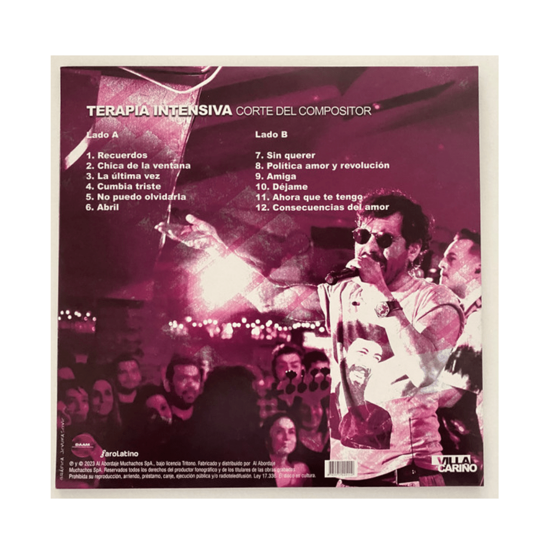 Villa Cariño Terapia Intensiva Vinilo2