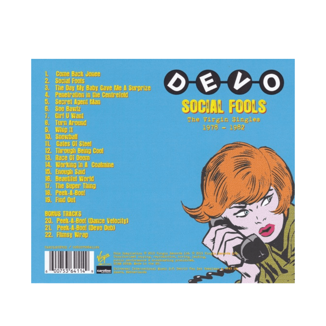 Devo Social Fools (the Virgin Singles 1978 - 1982) CD2