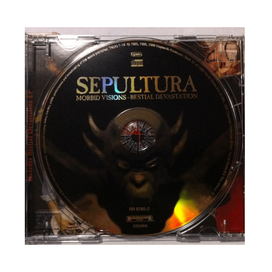 Sepultura Morbid Visions/bestial Devastation cd3