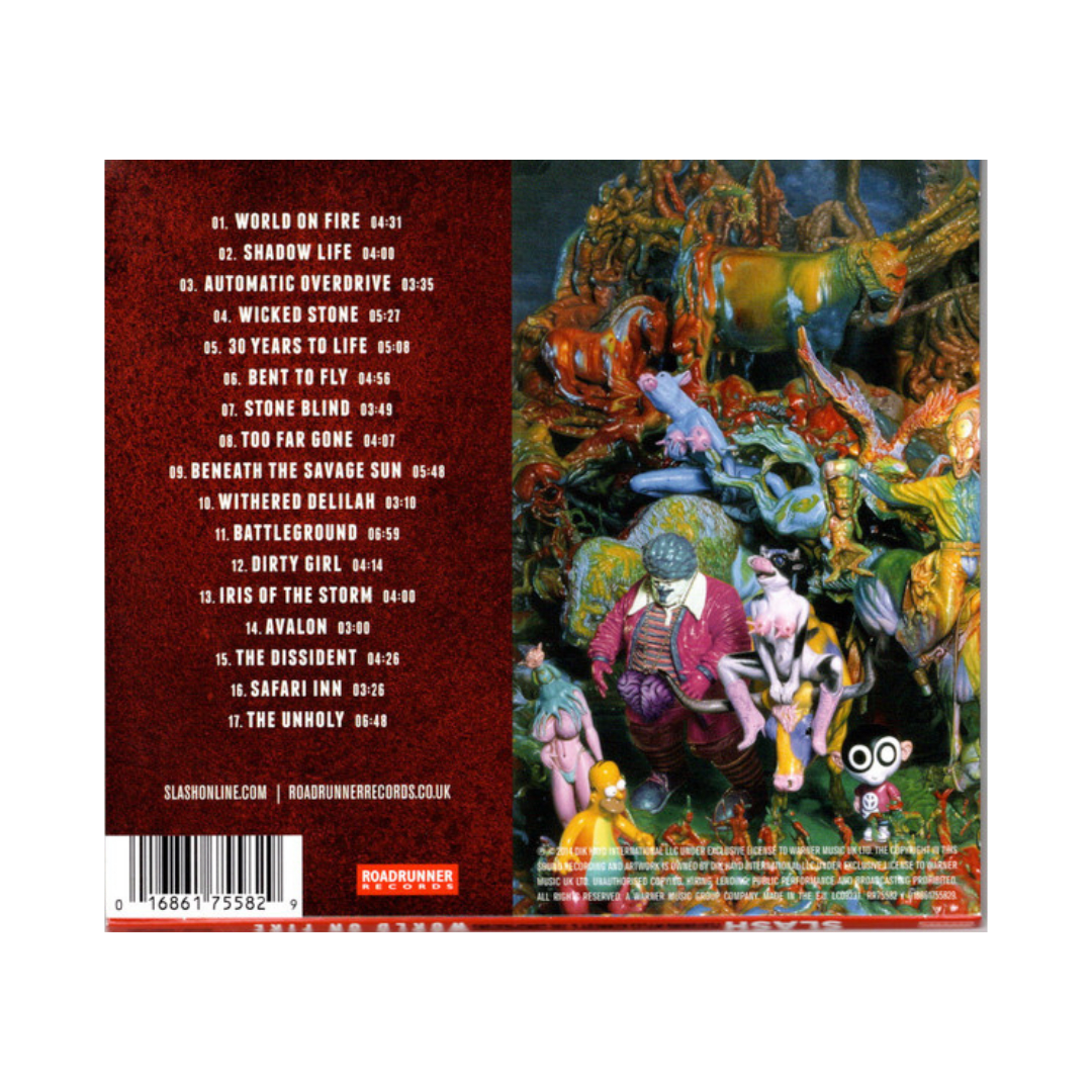 Slash World On Fire En Stock cd2