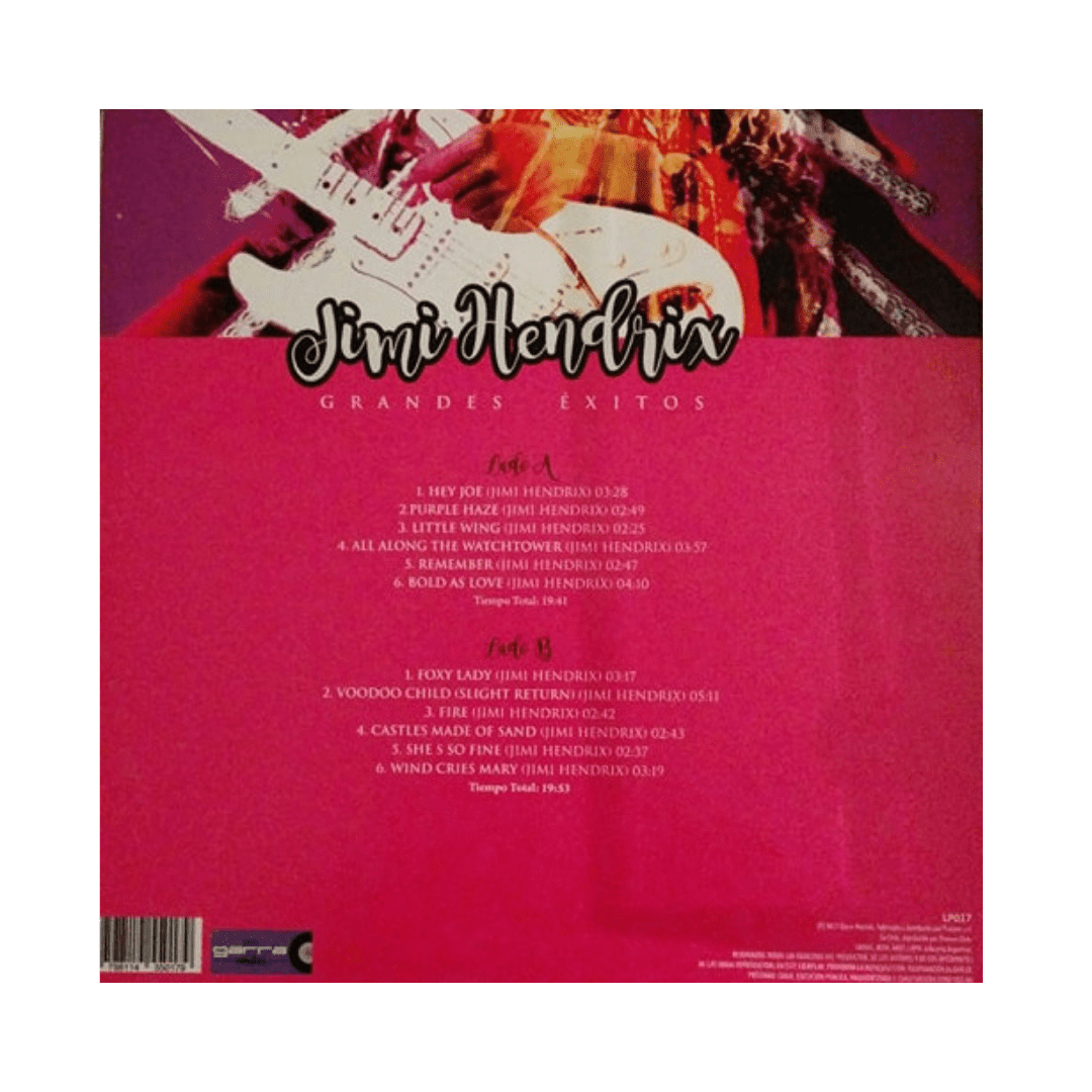 Jimi Hendrix Grandes Exitos Vinilo2