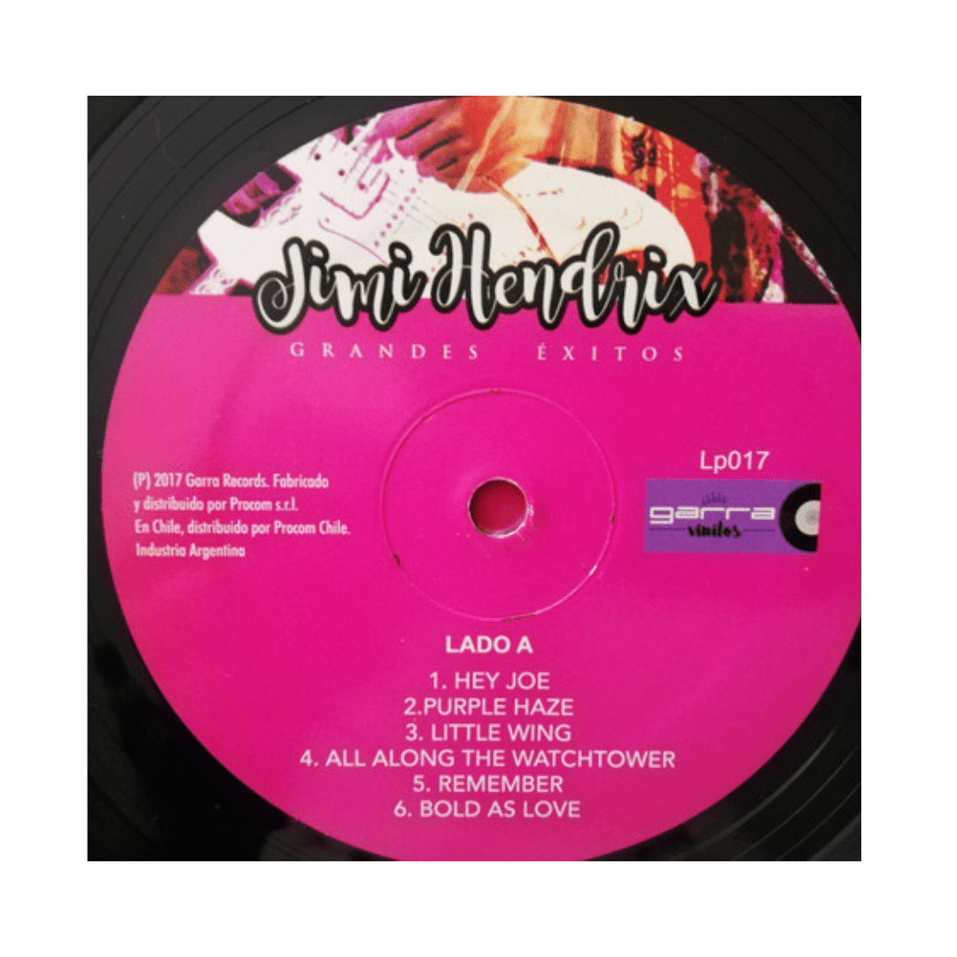 Jimi Hendrix Grandes Exitos Vinilo3