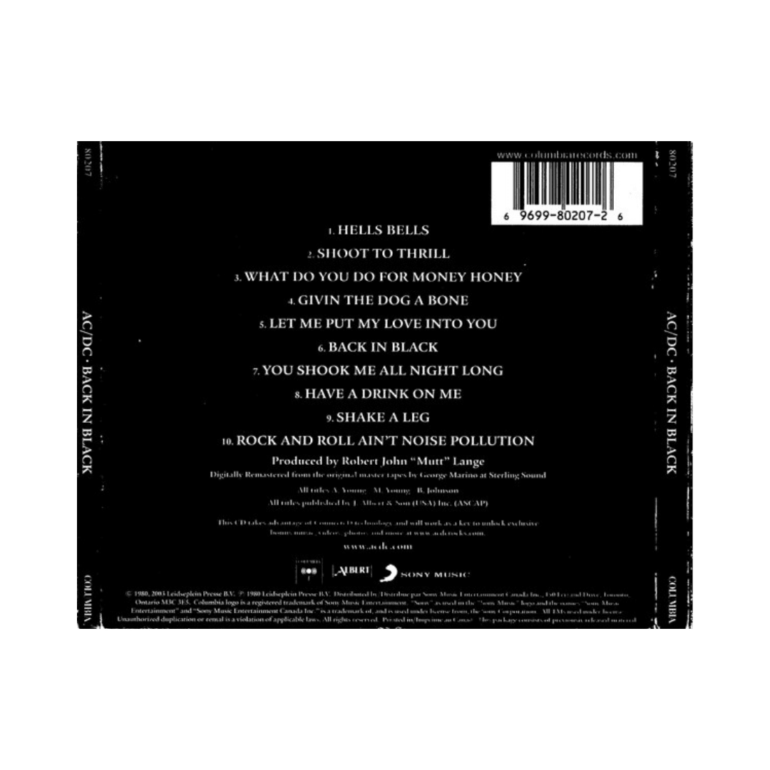 Ac /dc - Back In Black CD2