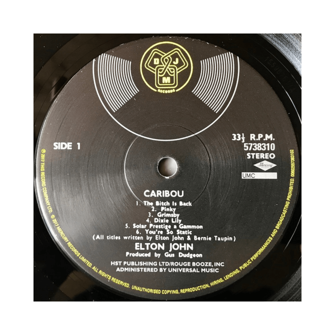 Elton John Caribou vinilo3