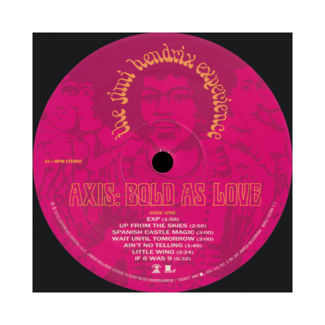 The Jimi Hendrix Experience Axis : Bold As Love 2010 Vinilo3