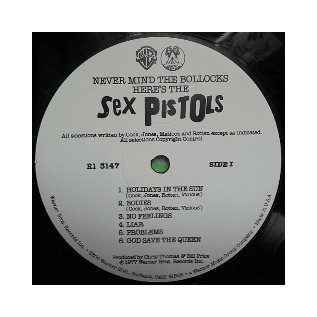 Sex Pistols Never Mind The Bollocks Here's The Sex Pistols Vinilo3