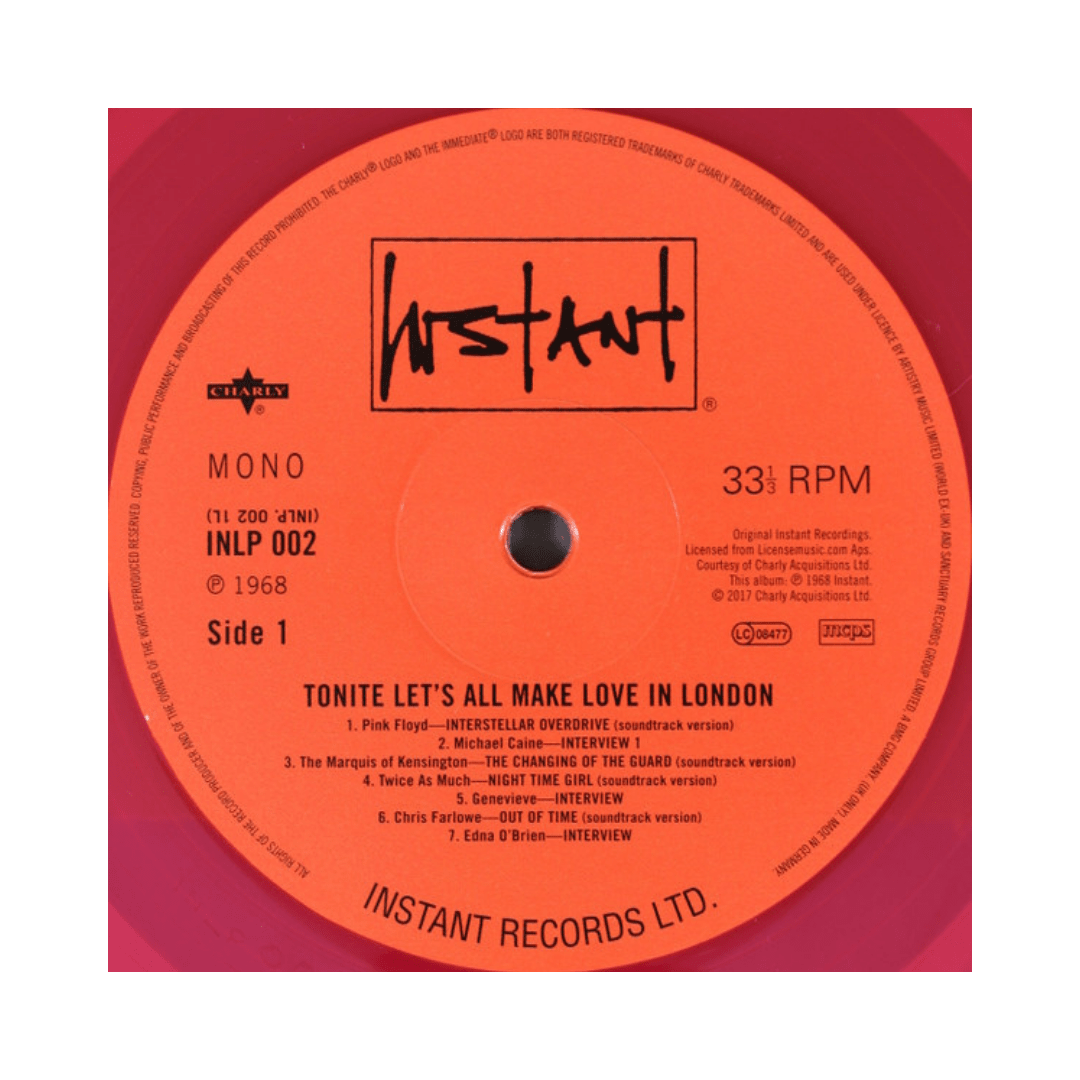 Tonite Let's All Make Love In London Vinilo3