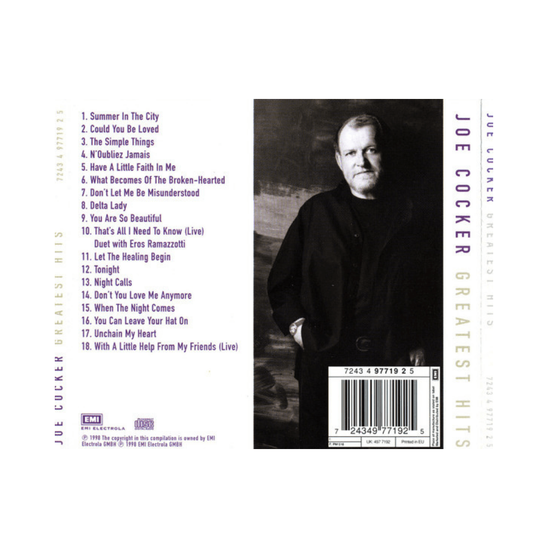 Joe Cocker Greatest Hits Cd2