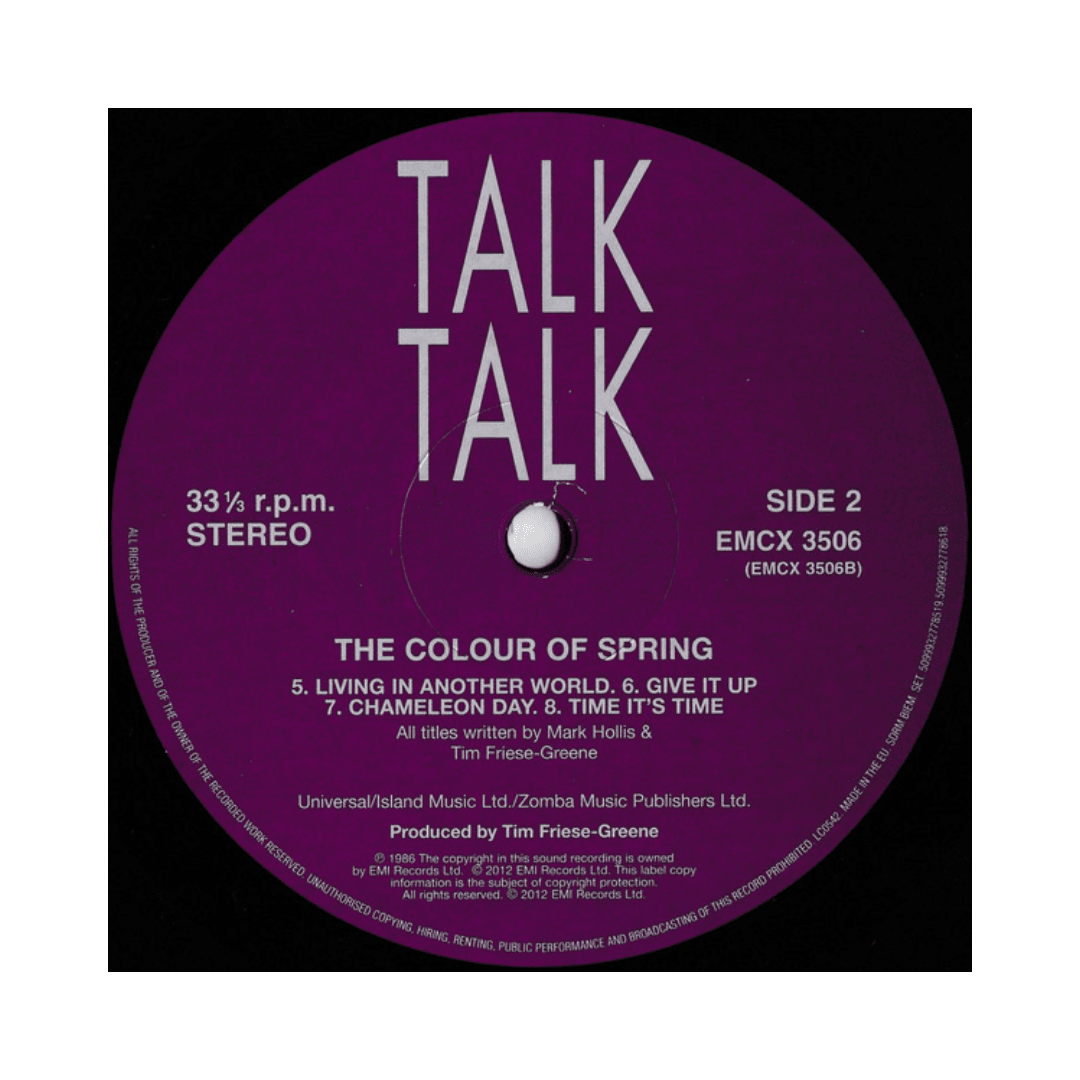 Talk Talk The Colour Of Spring Vinilo4