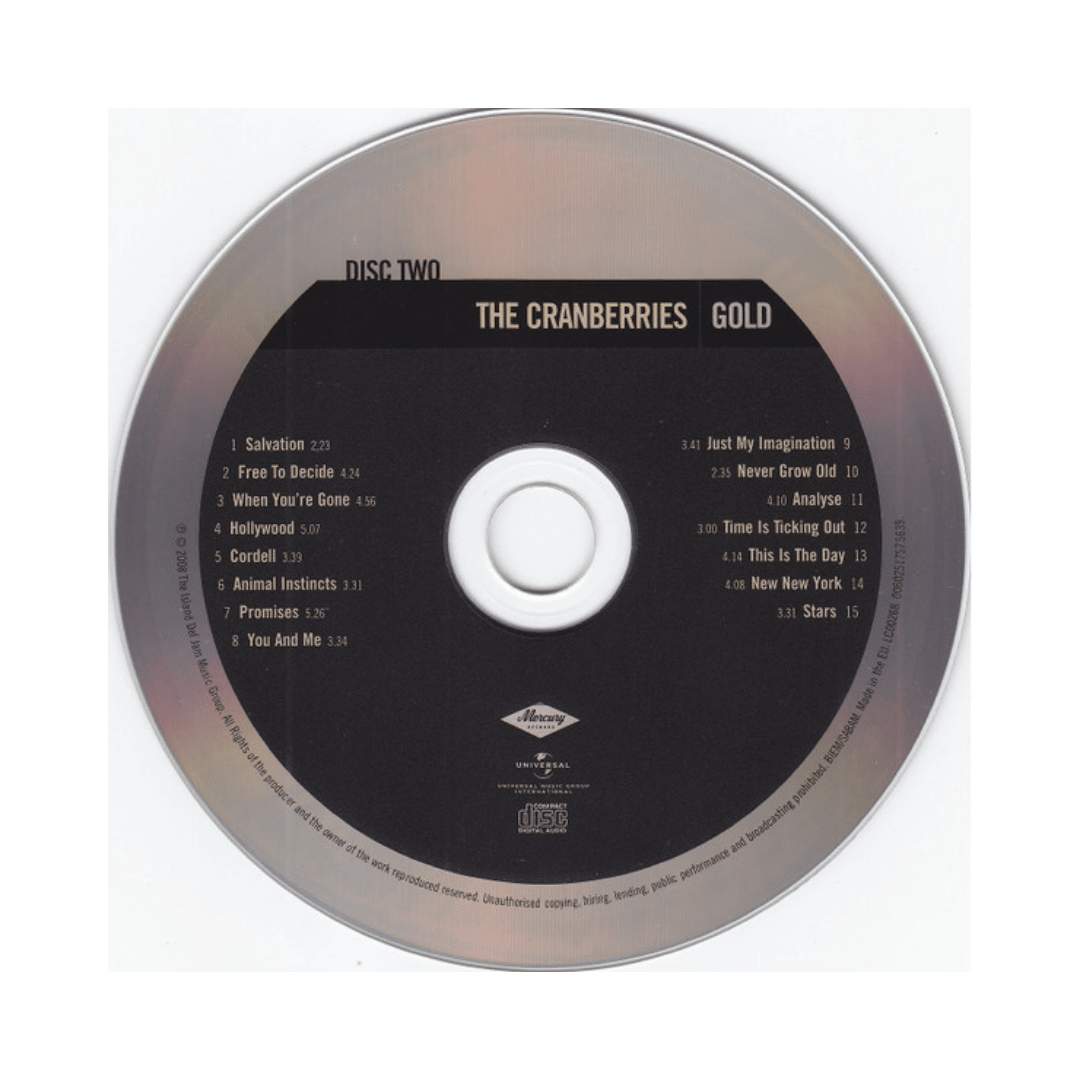 The Cranberries Gold Cd4