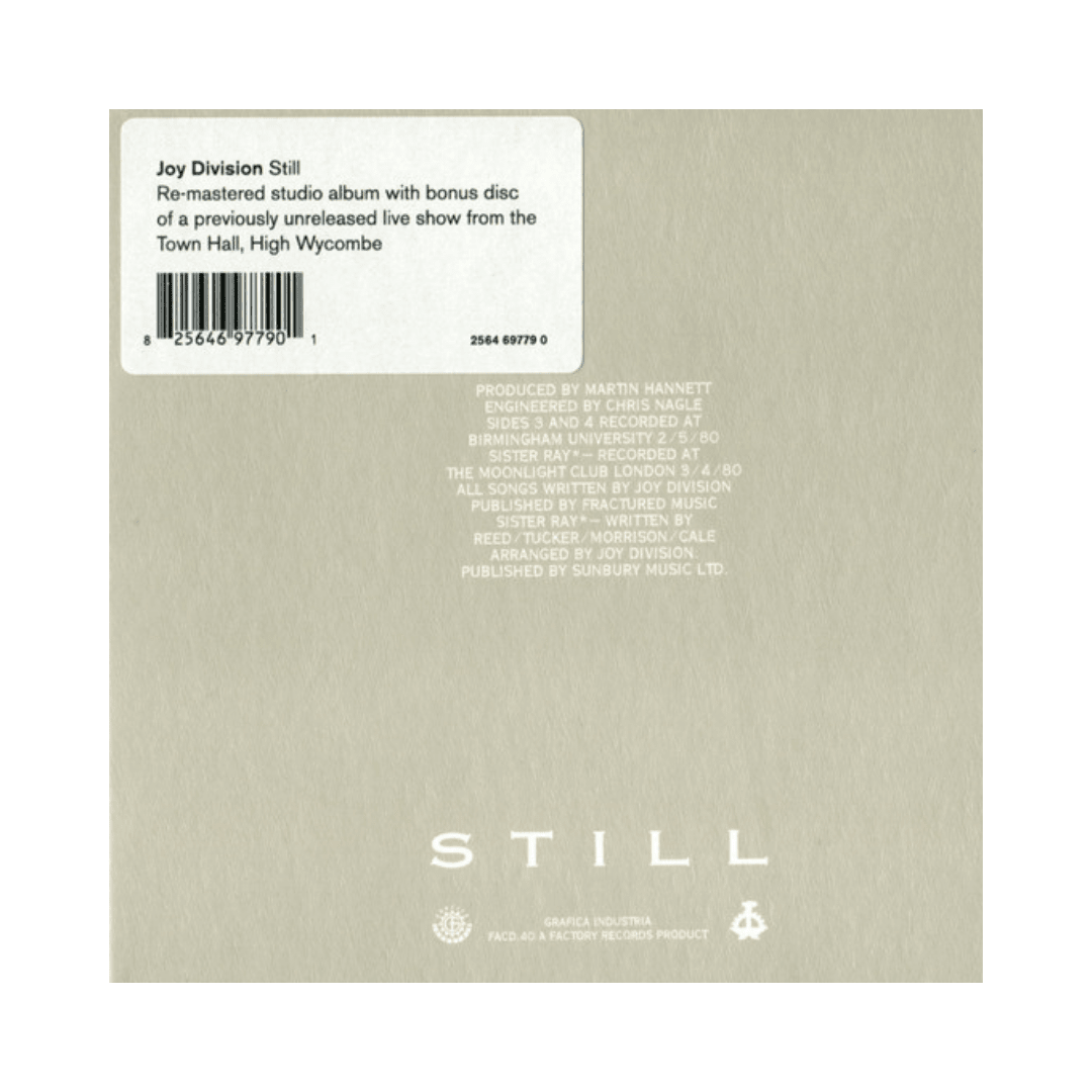 Joy Division Still Cd2
