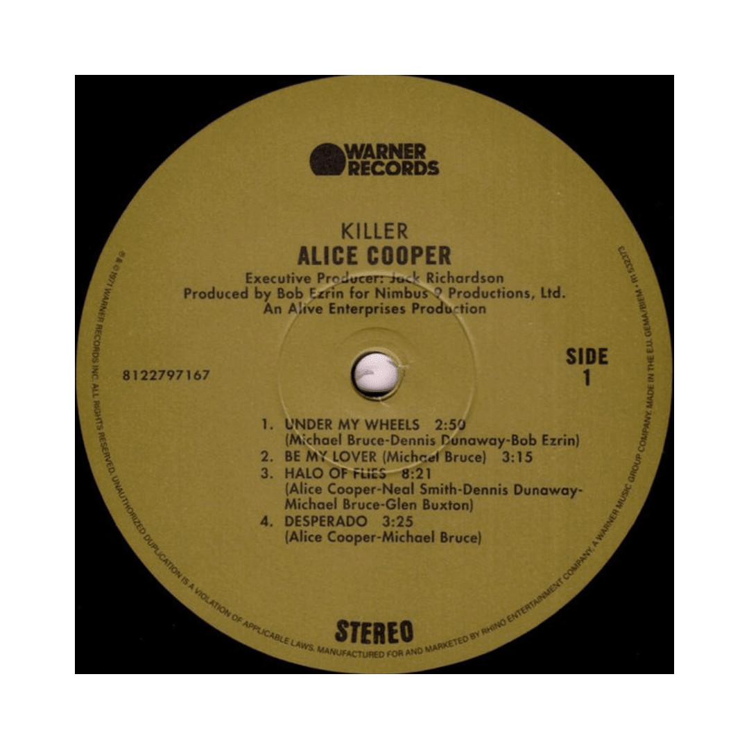 Alice Cooper Killer Vinilo3
