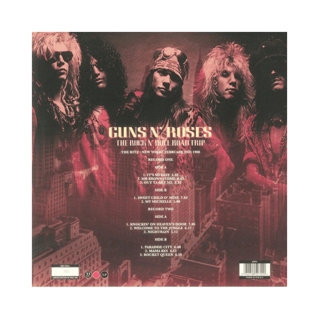Guns N' Roses The R. N' R.r. Trip Live In N.y. 1988 Vinilo2