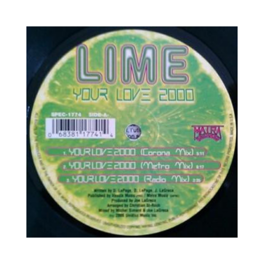 Lime Your Love 2000 Vinilo2