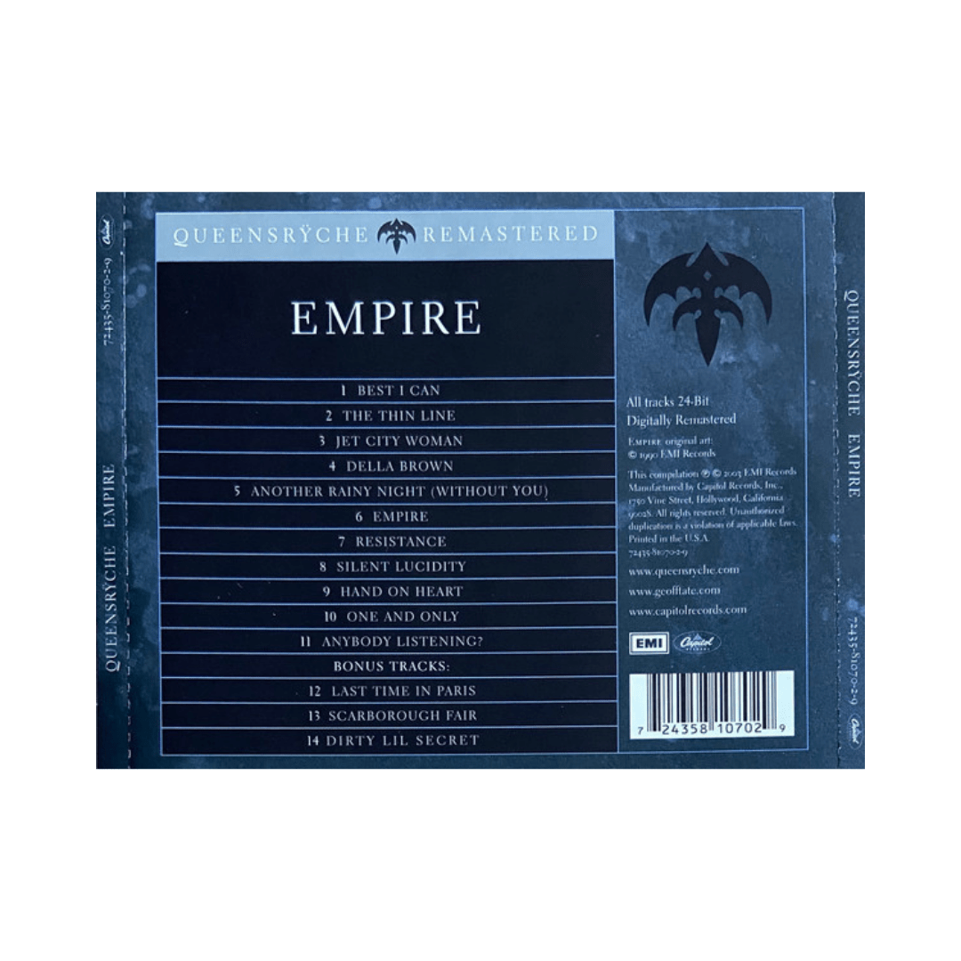 Queensrÿche Empire CD2
