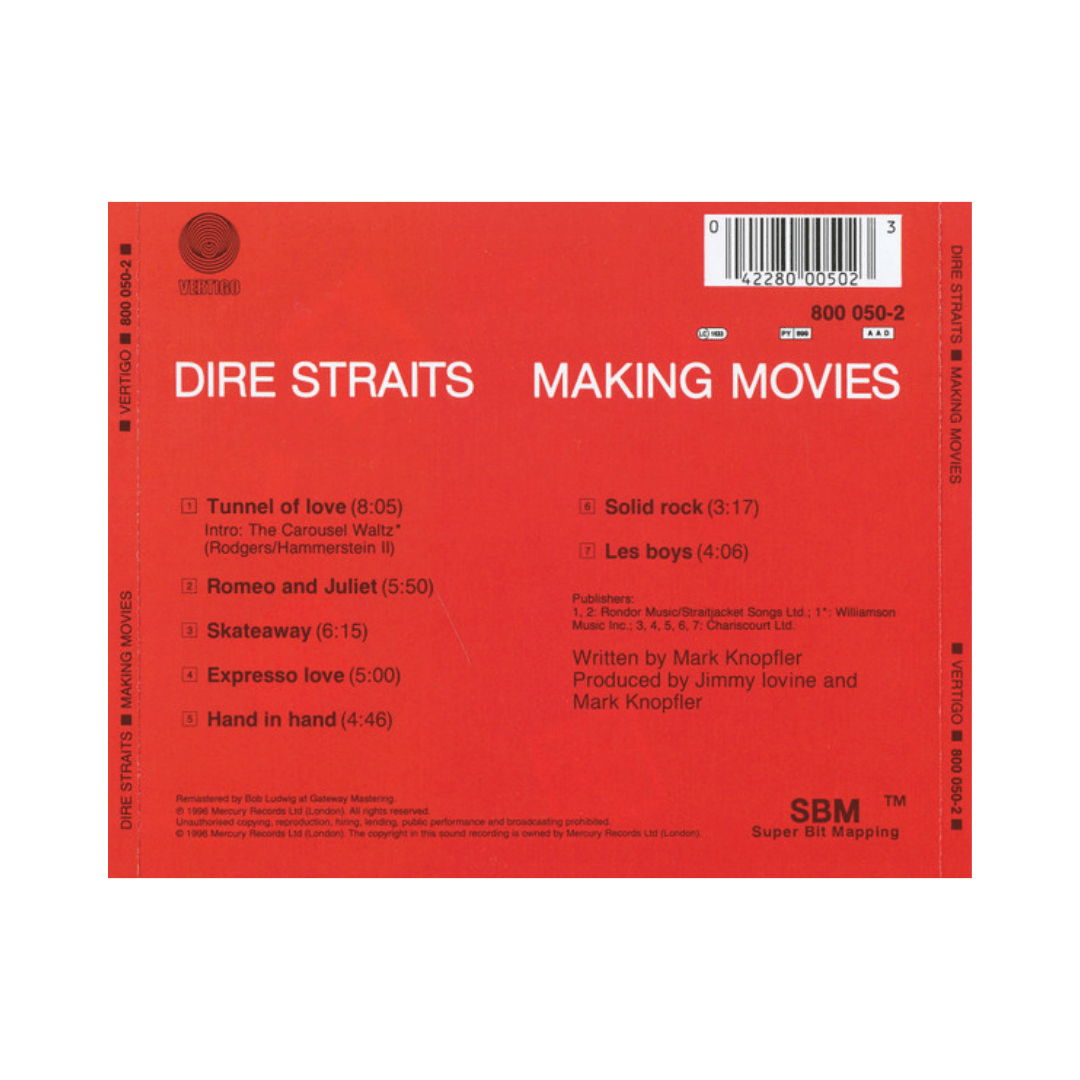 Dire Straits Making Movies CD2