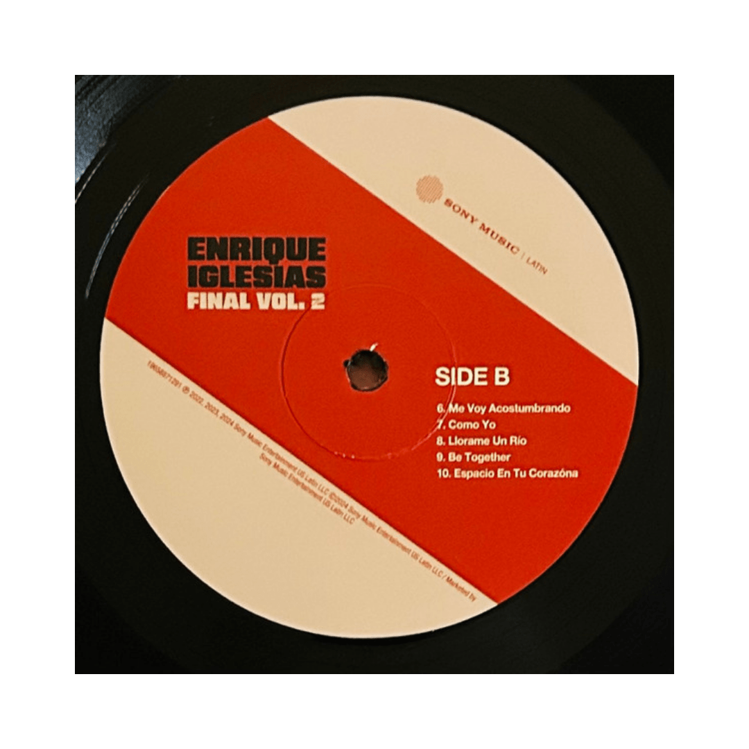 Enrique Iglesias El Final Volumen 2 vinilo4