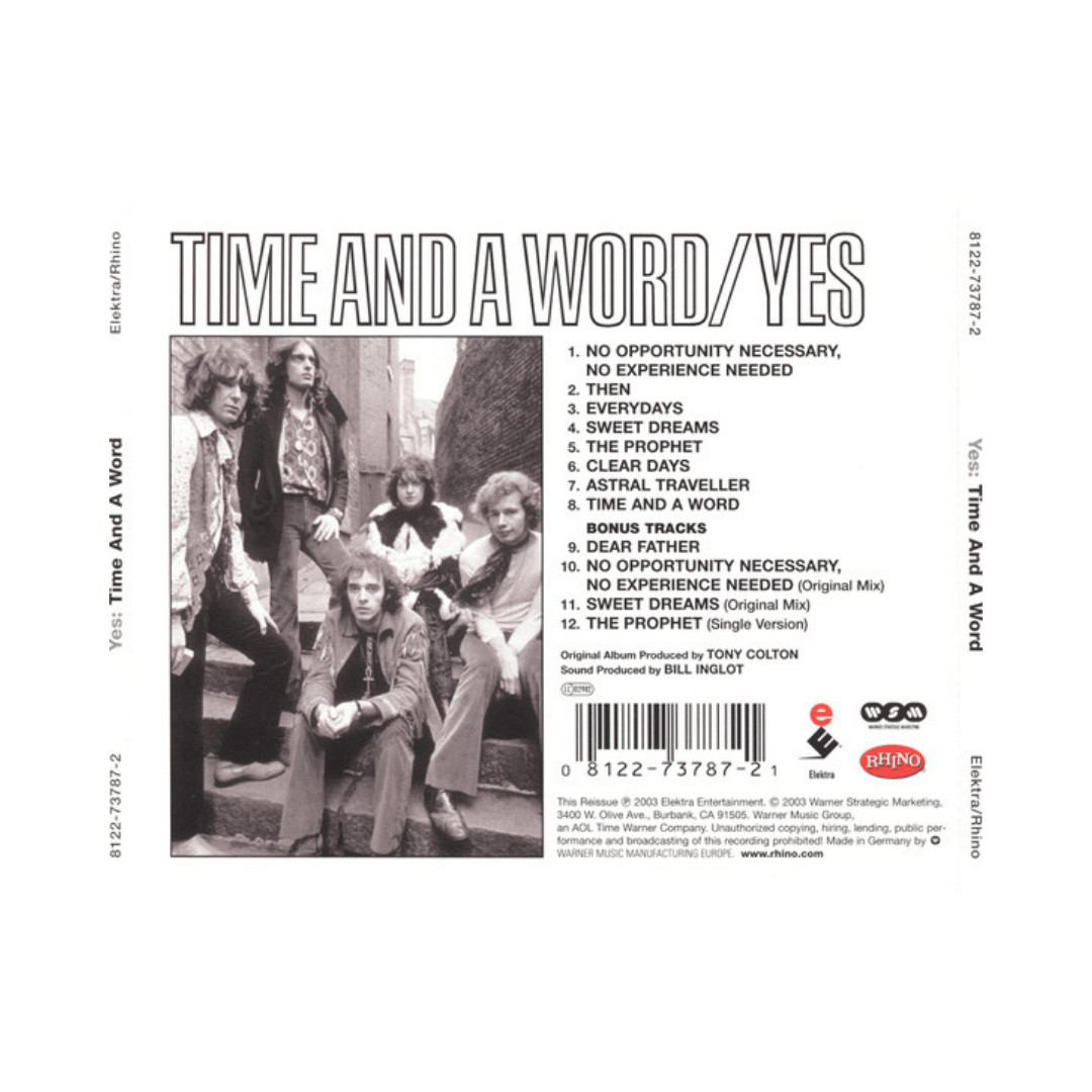 Yes Time And A Word Nuevo Eu cd2
