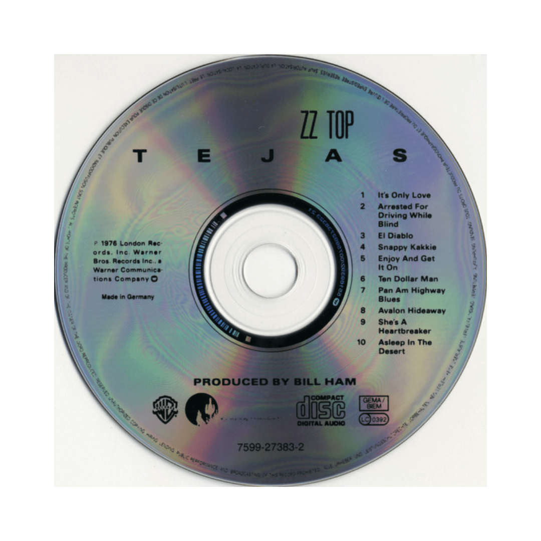 ZZ Top Tejas cd3