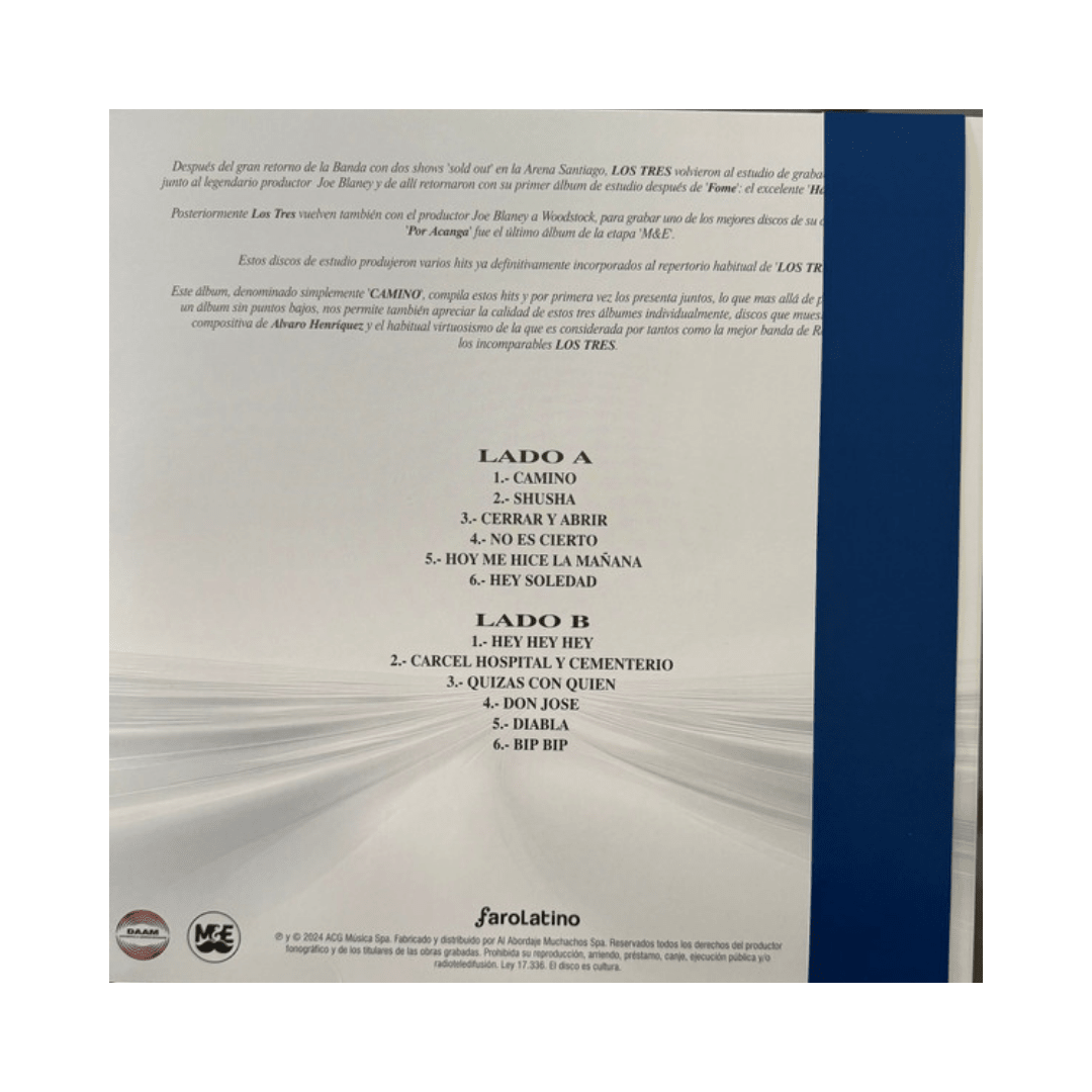 LOS TRES CAMINO 2006-2024 LP Vinilo2