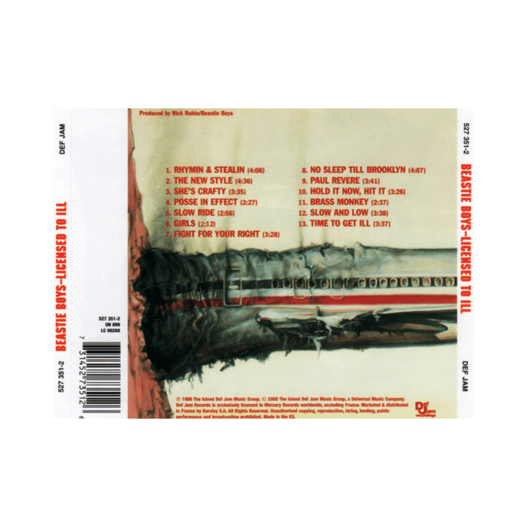 The Beastie Boys Licensed To Ill Cd2