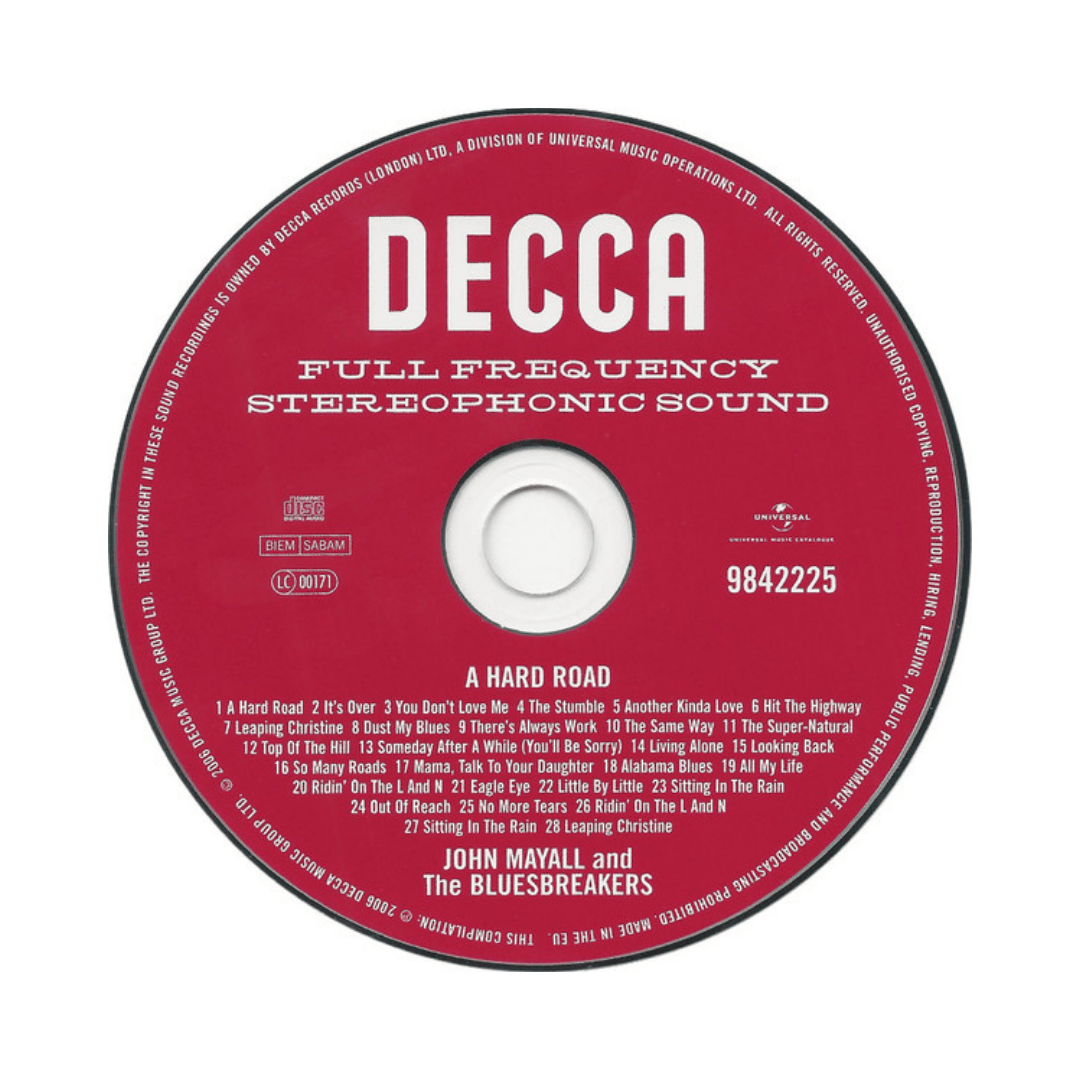 John Mayall's Bluesbreakers A Hard Road Cd3