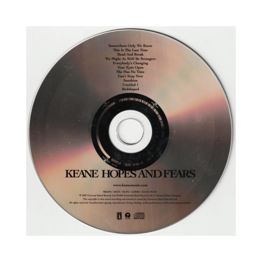Keane Hopes And Fears Cd3