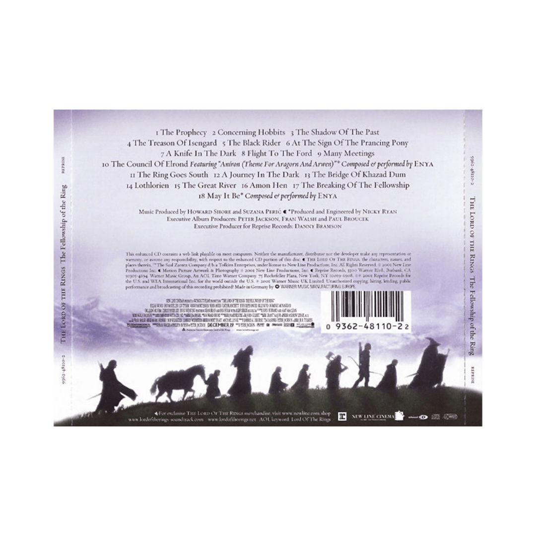 Howard Shore The Lord Of The Rings The Fellowship Of The Ring (OST) cd2
