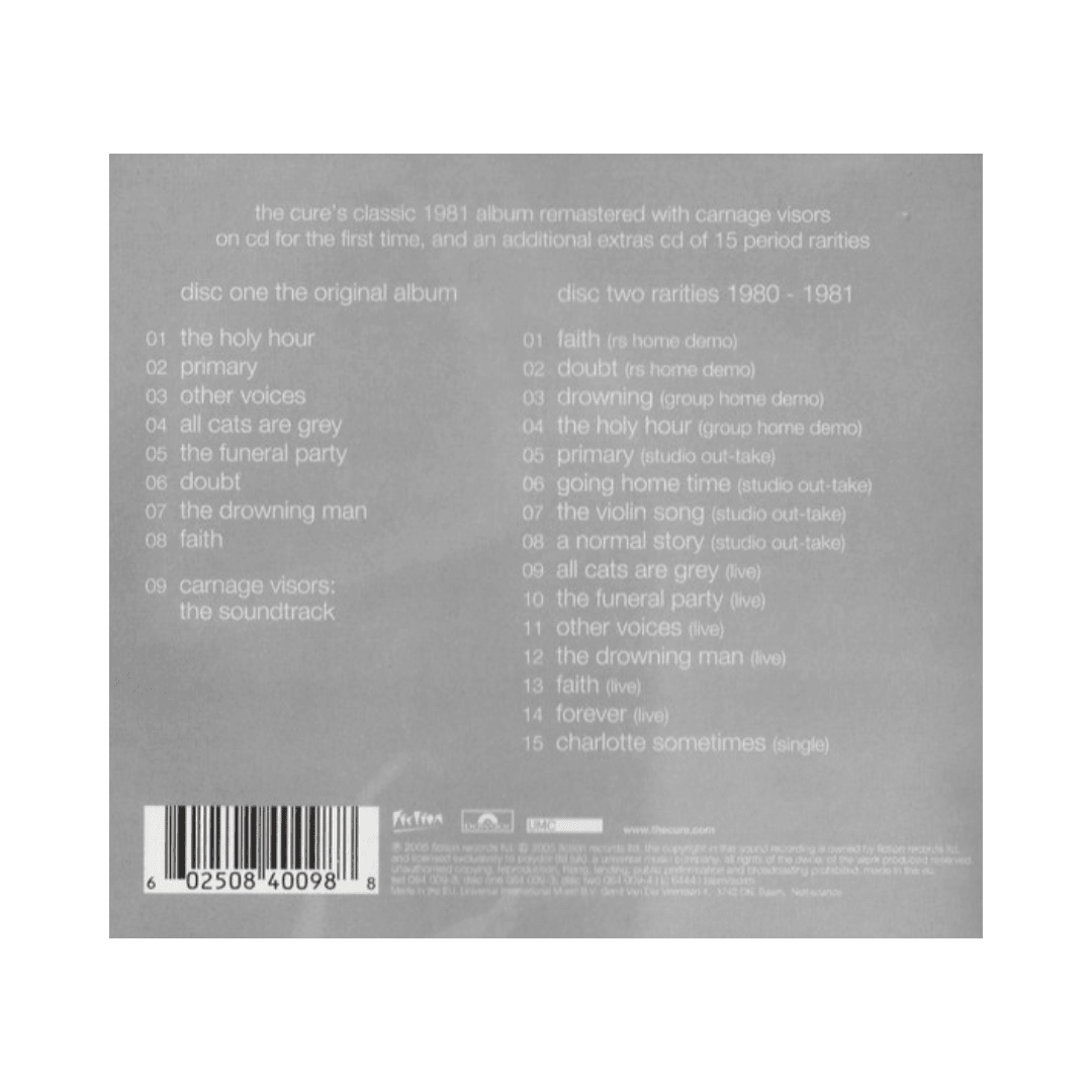 The Cure Faith 2Cd2