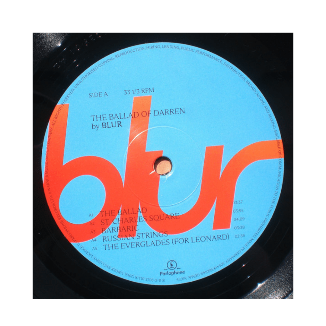 Blur The Ballad Of Darren vinilo3