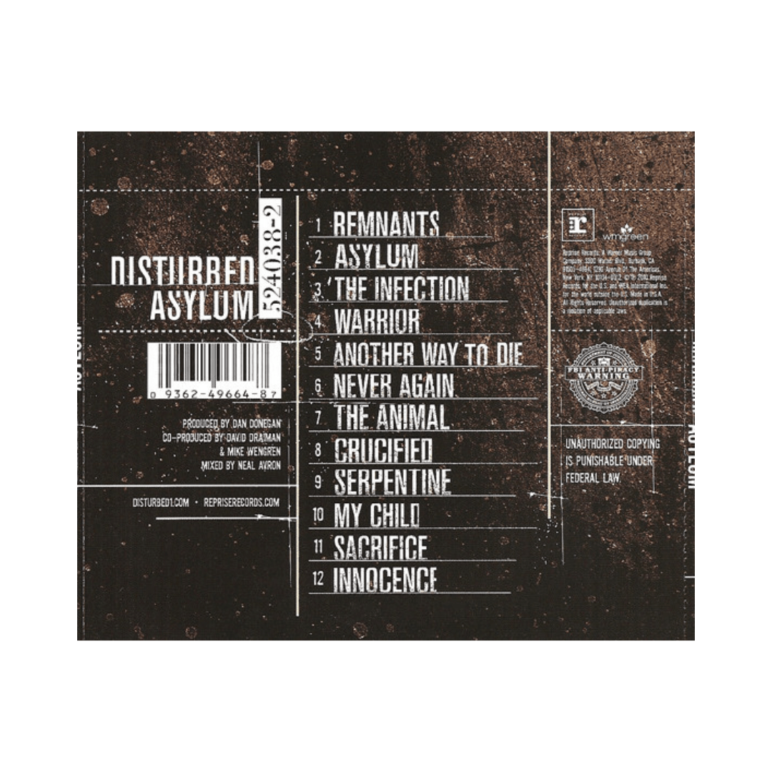 Disturbed Asylum cd2