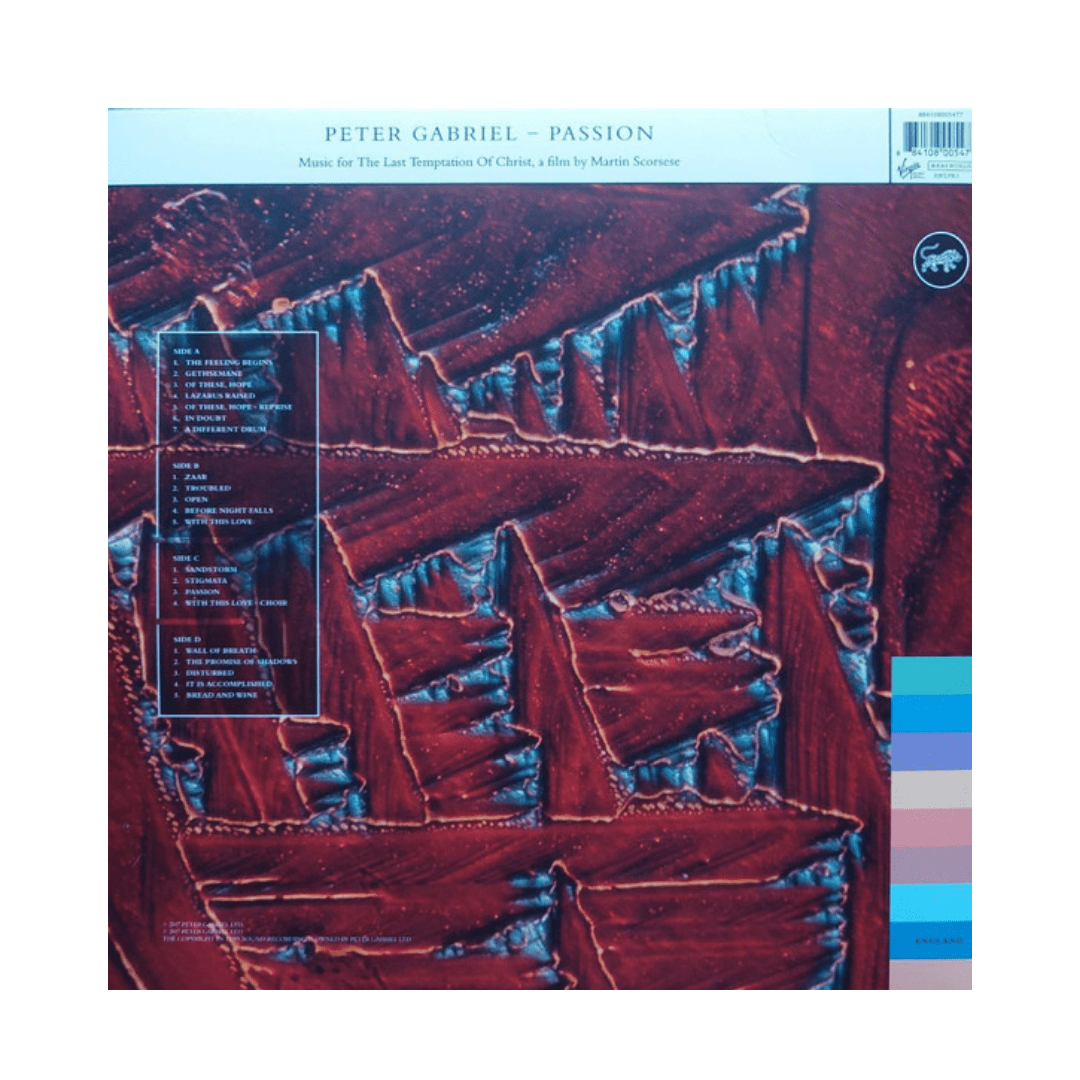 Peter Gabriel Passion Vinilo2