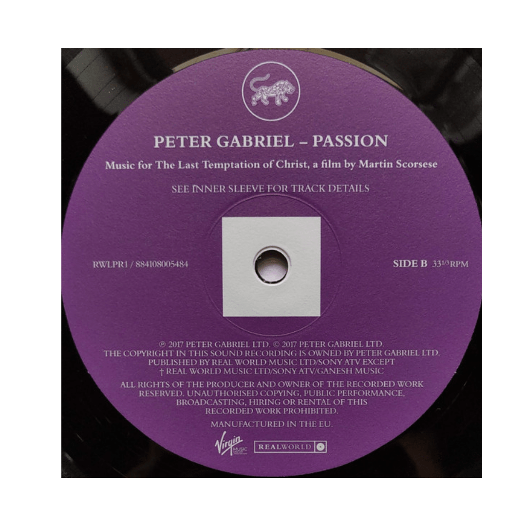 Peter Gabriel Passion Vinilo4