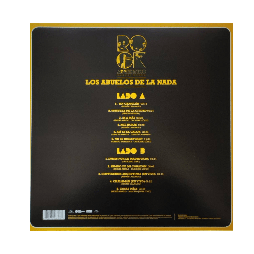 Los Abuelos De La Nada - Coleccion Rock Argentino VINILO3