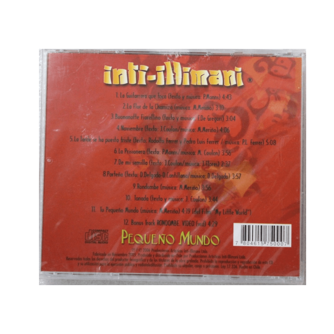 Inti-Illimani Nuevo Pequeño Mundo CD2
