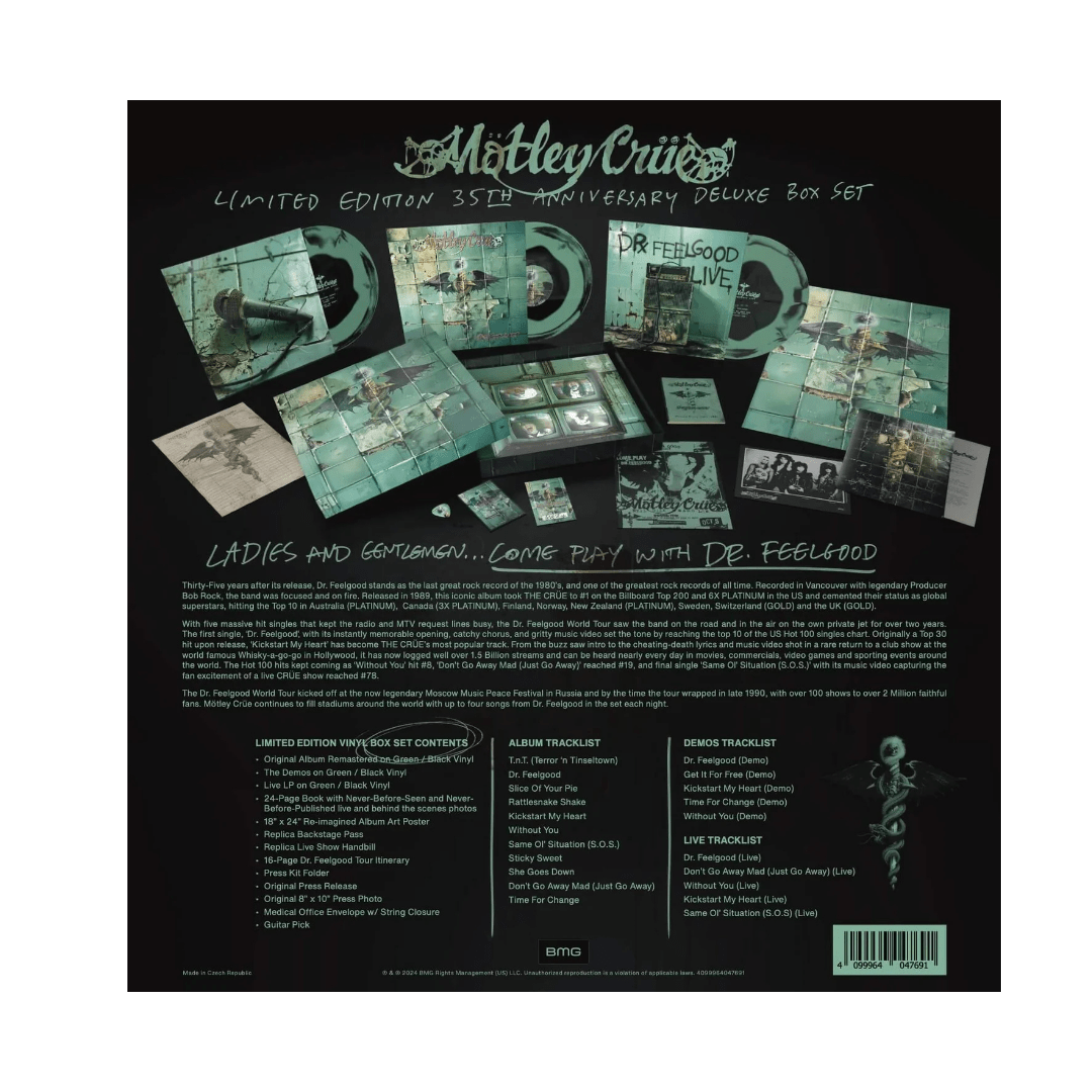 Mötley Crüe Dr. Feelgood Deluxe Vinyl Box Set Vinilo2