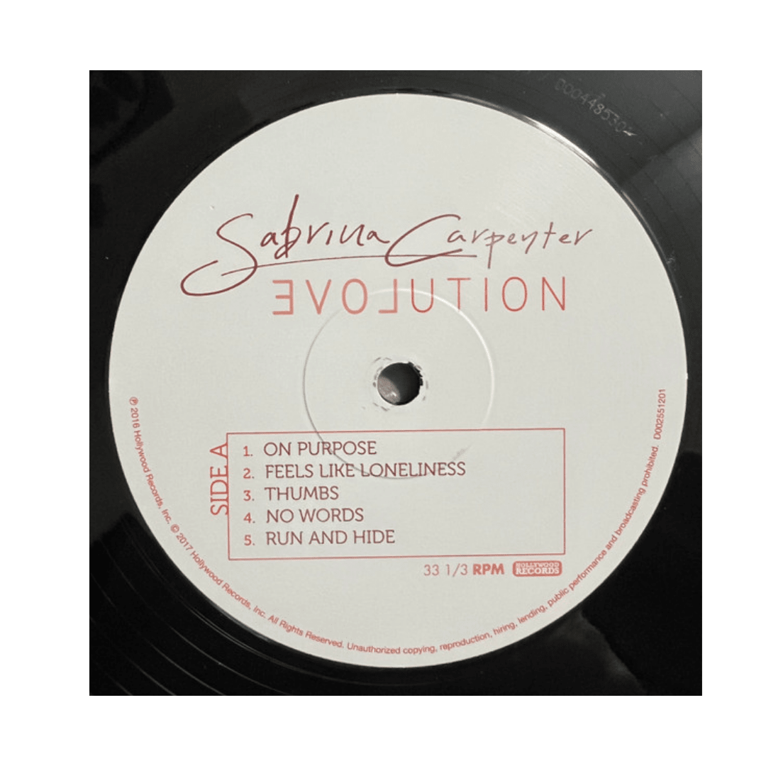 Sabrina Carpenter Evolution Vinilo3
