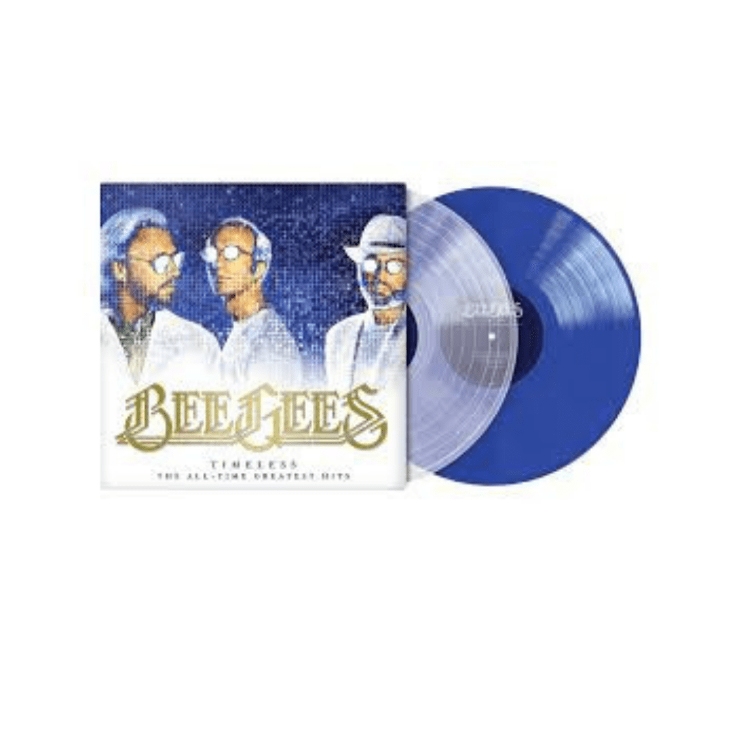 Edición Limitada De Bee Gees Timeless The-all Time Greatest Hits, 2 Lp, En Azul Vinilo1