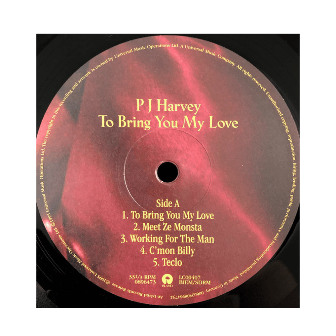 PJ Harvey To Bring You My Love Vinilo3