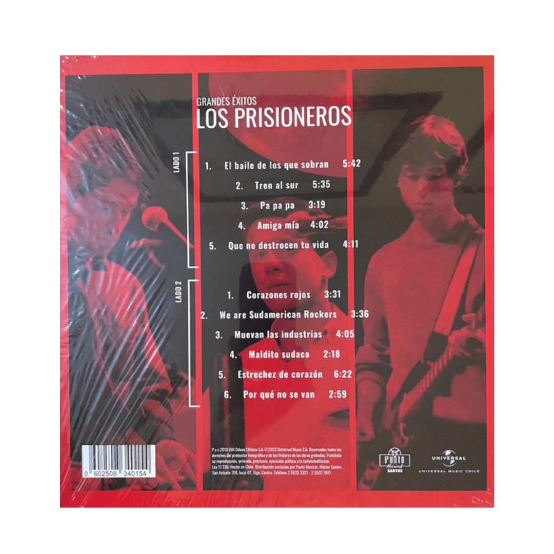 Los Prisioneros Grandes Éxitos Vinilo2