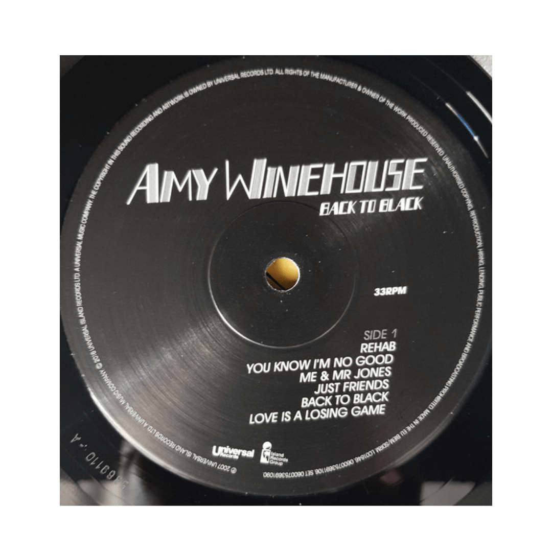 Amy Winehouse Back To Black Vinilo3