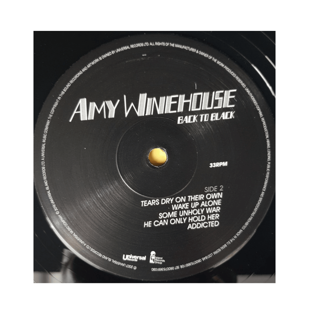 Amy Winehouse Back To Black Vinilo4