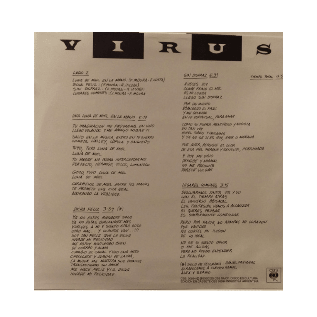 Virus Locura Vinilo2
