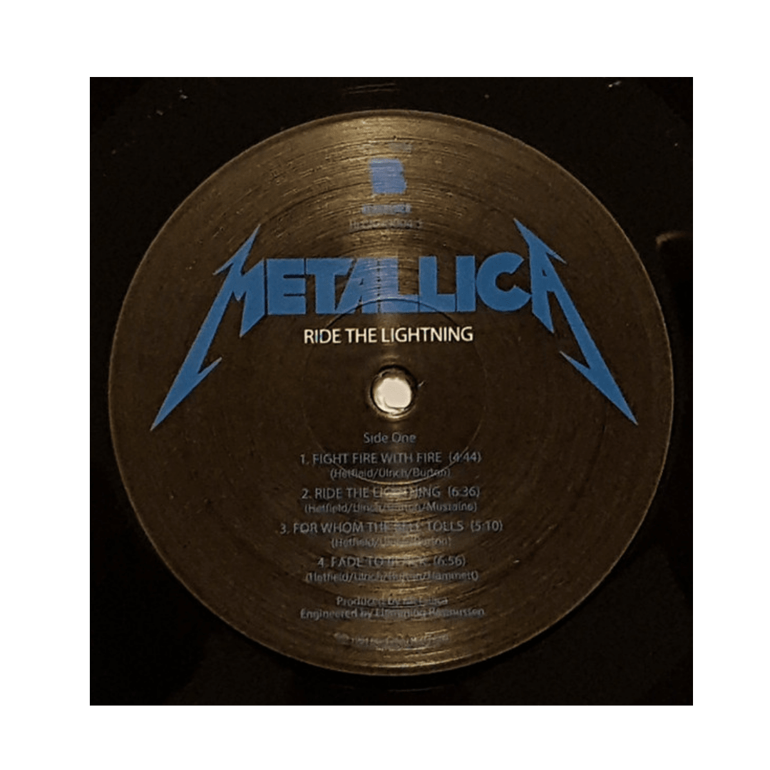 Metallica Ride The Lightning Vinyl3