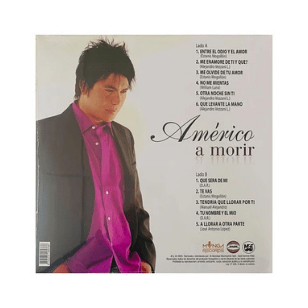 Americo A Morir Vinilo2